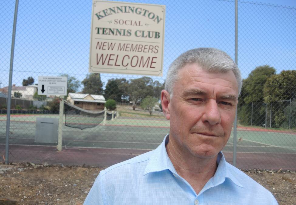 PRESIDENT: Kennington Social Tennis Club's Simon Perrin. Picture: KIERAN ILES