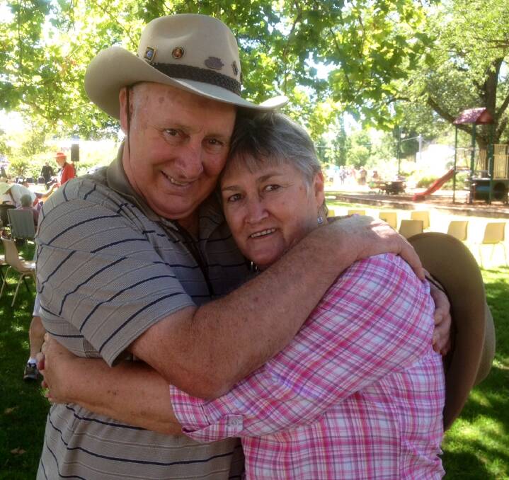 Australia Day 2015 is a special one for Elaine and Ron White. It is their 50th together. The couple celebrated their 50th wedding anniversary last Friday. Picture: BRENDAN McCARTHY