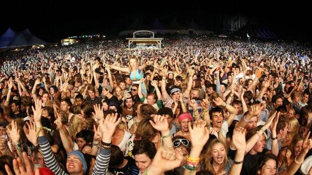 Festival-goers will rock in the new year at Lorne. Photo: Getty Images