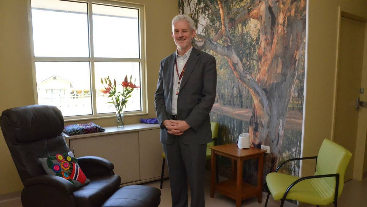 OUTCOMES: Associate Professor Philip Tune in Bendigo Health's new sensory room.