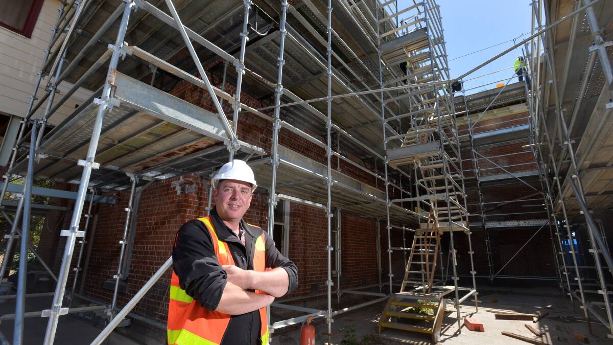 ON-SITE: Paul Pipkorn is pleased to be involved with the new Bendigo Hospital project.