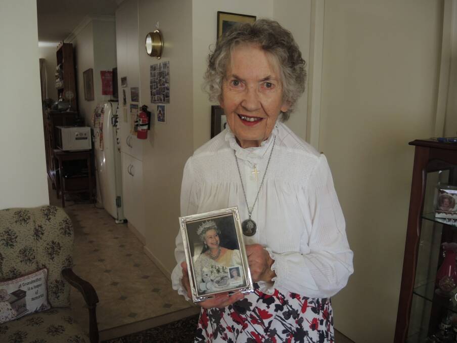 ROYALIST: Geraldine Mitchell with some of her collection of Queen memorabilia.