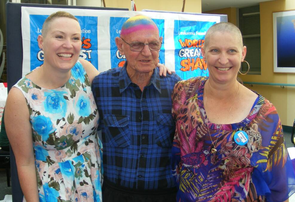 AFTER: Naomi Fayers, Steve Hill and Sherie Brodie.