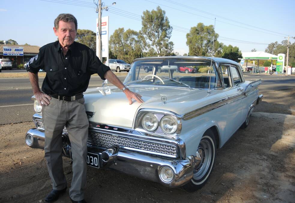 John Truscott with his 1961 Ford Fairlane.