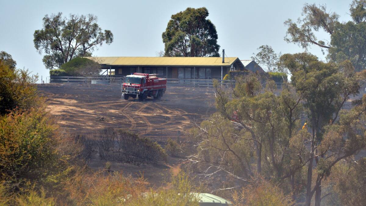 BLAZE: The fire burnt 15 hectares