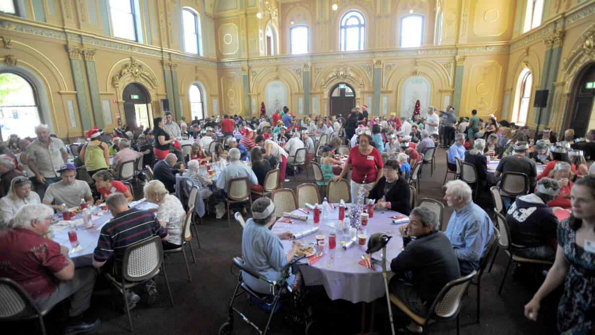 The Bendigo community Christmas lunch will be held two days before Christmas this year.