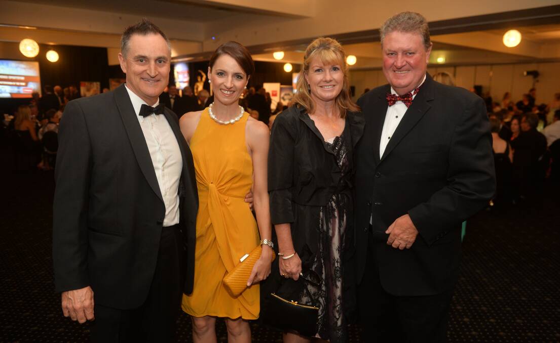 Ian and Marnie Hart with Pam and Brendan Drechsler.

