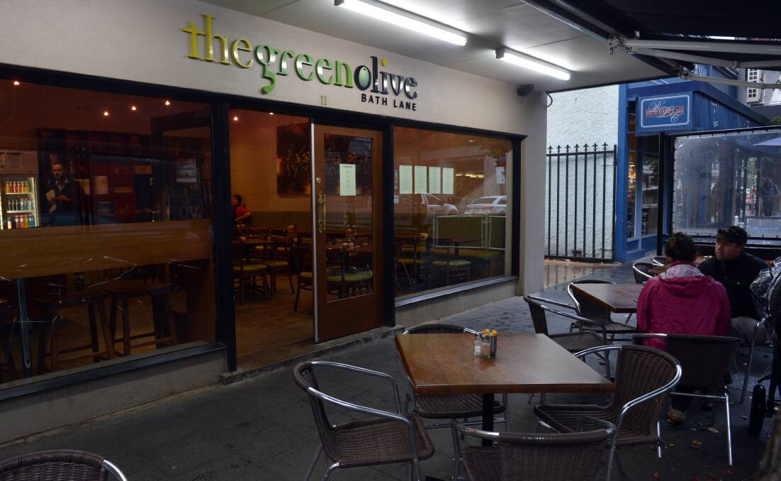TARGET: A thief has targeted the Green Olive Cafe. Picture: BRENDAN McCARTHY