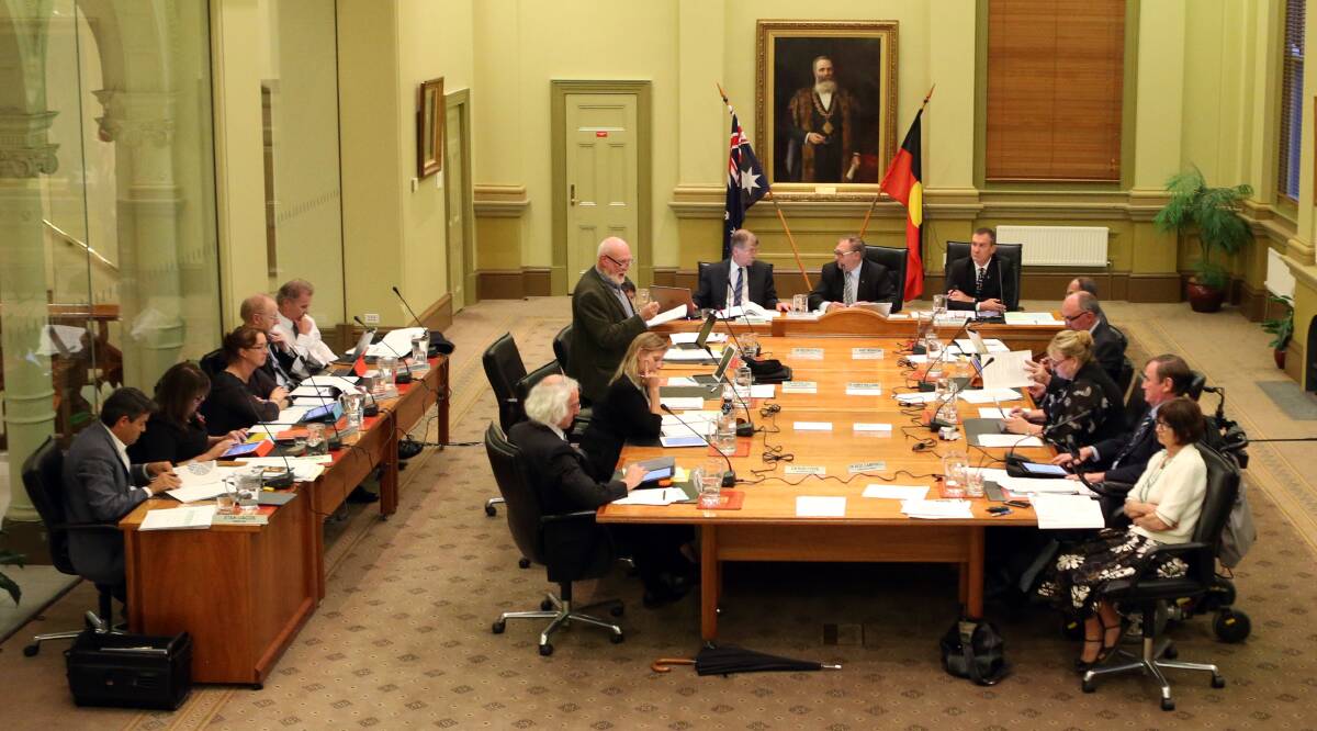 A file photo of a Bendigo council meeting. 