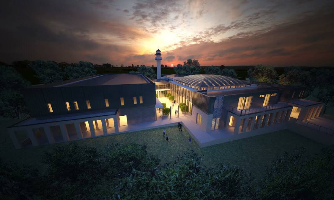 MOSQUE: An artist's impression of the proposed $3 million mosque and community centre on Rowena Street. Picture: GKA ARCHITECTS