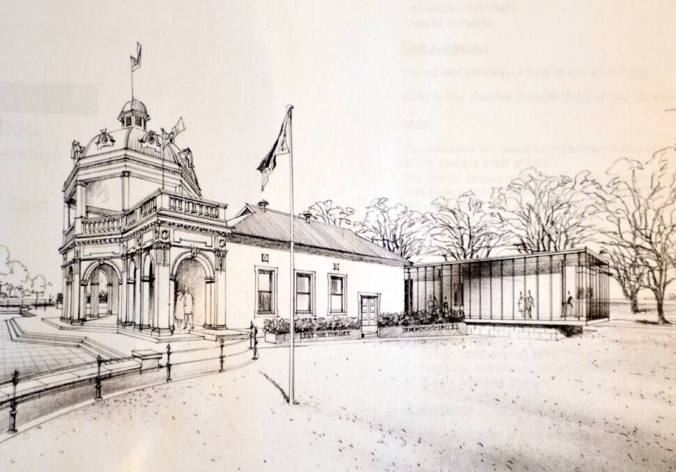 DESIGNS: Initial plans for the military museum in Pall Mall, which need council approval. 
