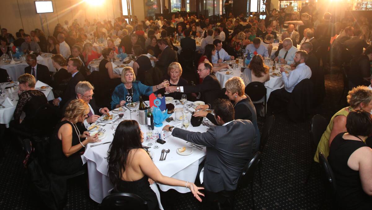 TURNOUT: More than 400 people attended the awards night. Picture: PETER WEAVING
