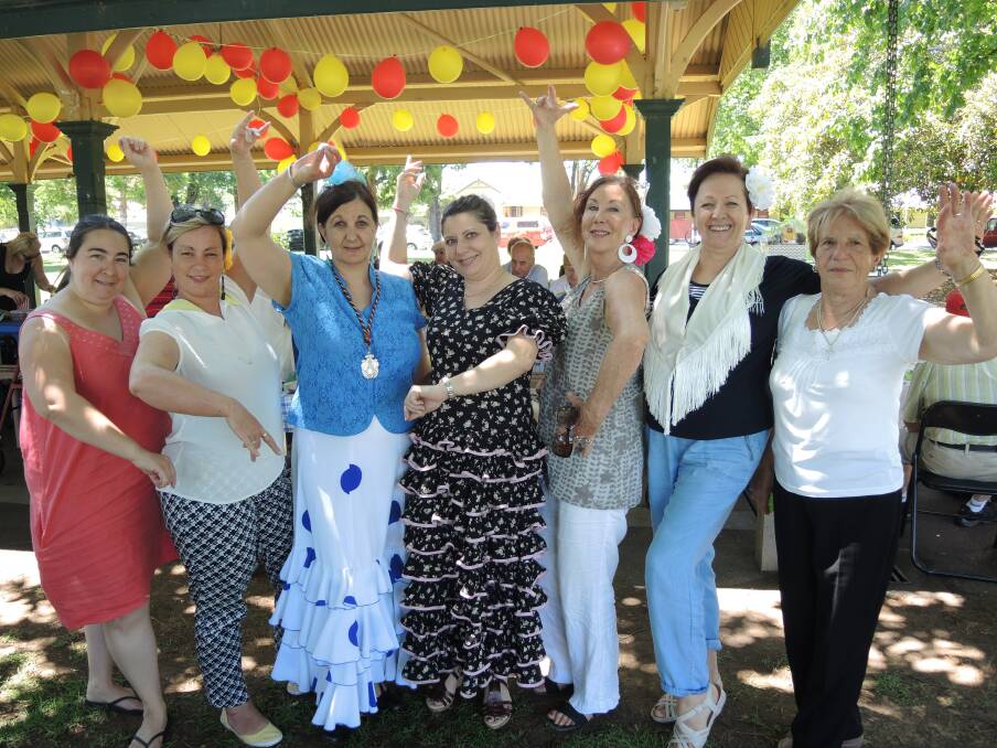 Spaniards from Melbourne, Geelong and Bendigo met at Lake Weeroona for a celebration of the traditional Spanish Festival of Rocio. Pictures: ANDI YU