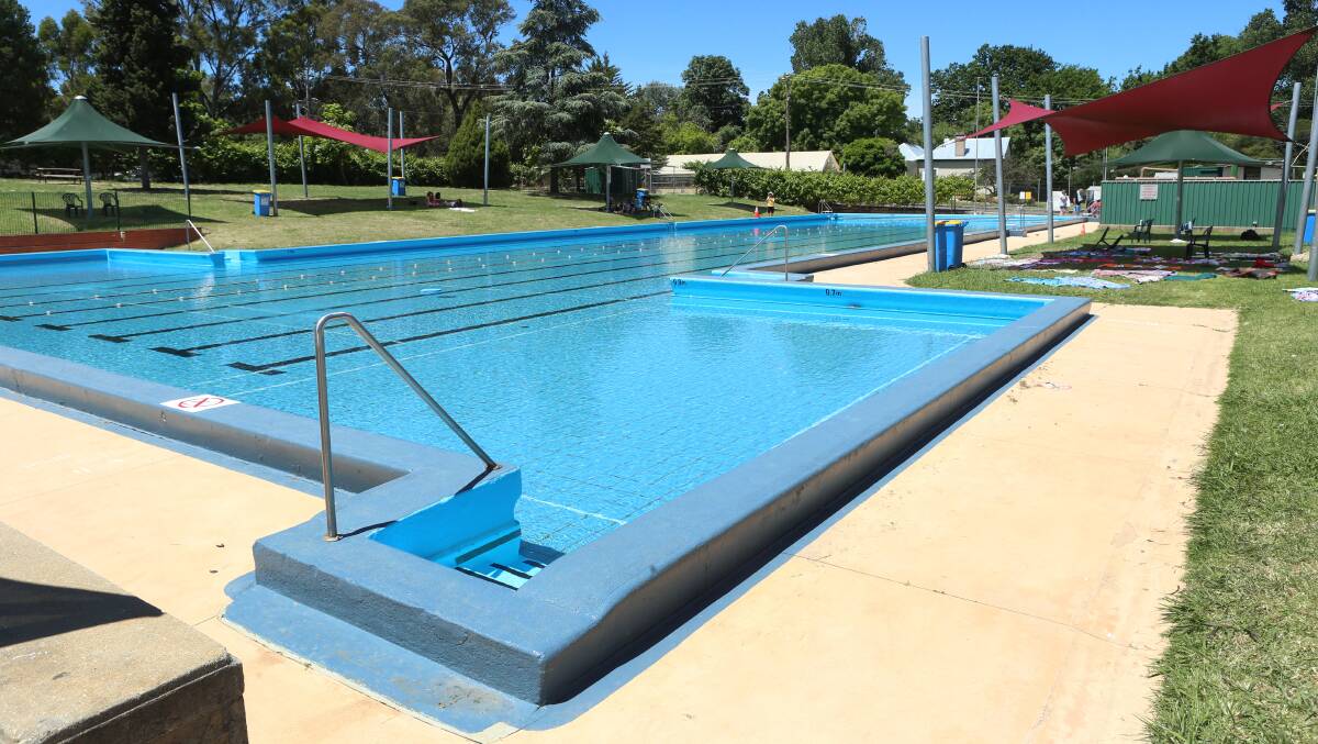 Castlemaine pool. Picture: PETER WEAVING