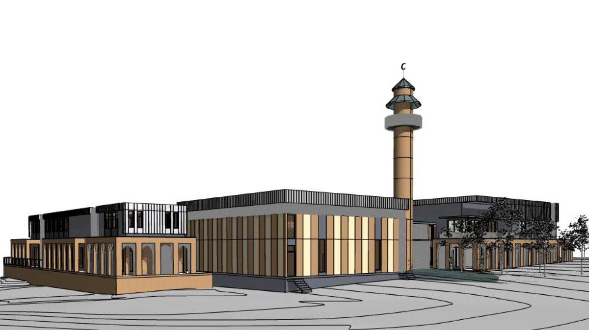 An artist's impression of the proposed mosque planned for East Bendigo. Picture: GKA ARCHITECTS