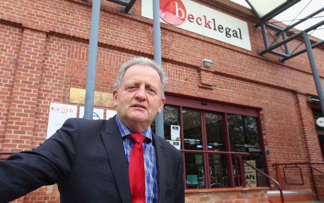 CONCERNED: Beck Legal director and Law Institute Victoria president Geoff Bowyer. Picture: PETER WEAVING