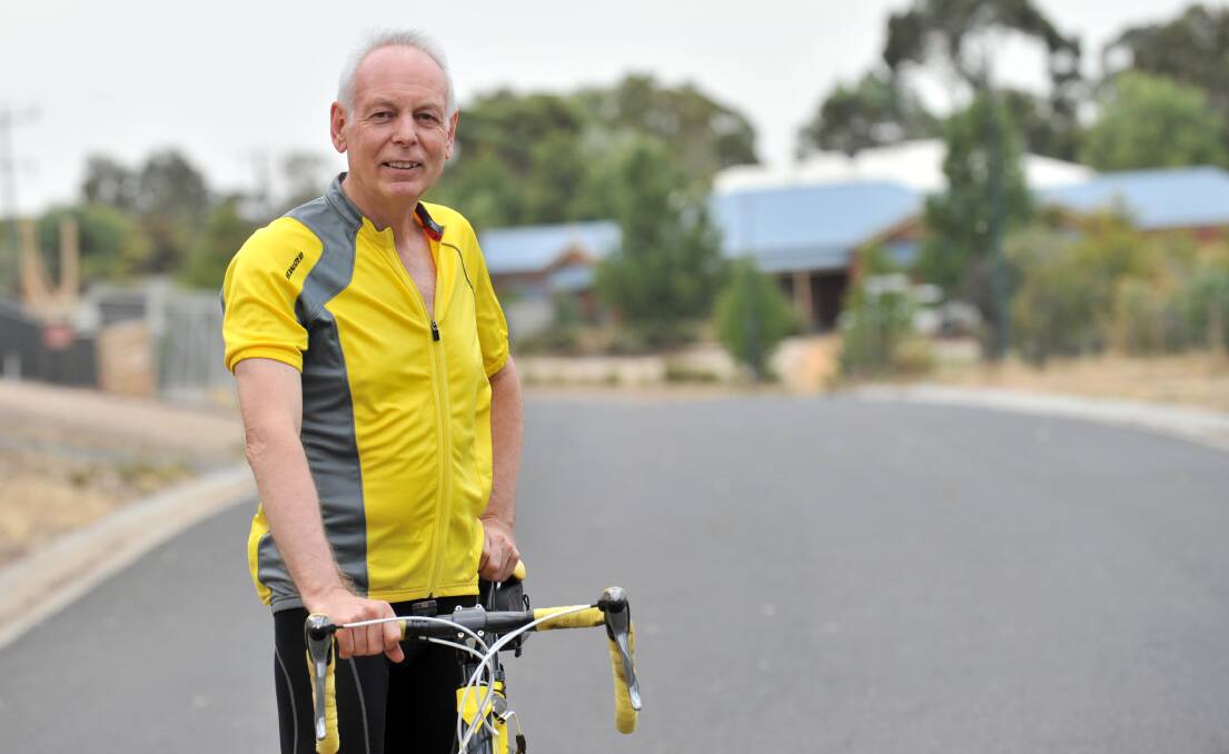 CHALLENGE: Paul Lamb will ride from Melbourne to Darwin. Picture: JODIE DONNELLAN 