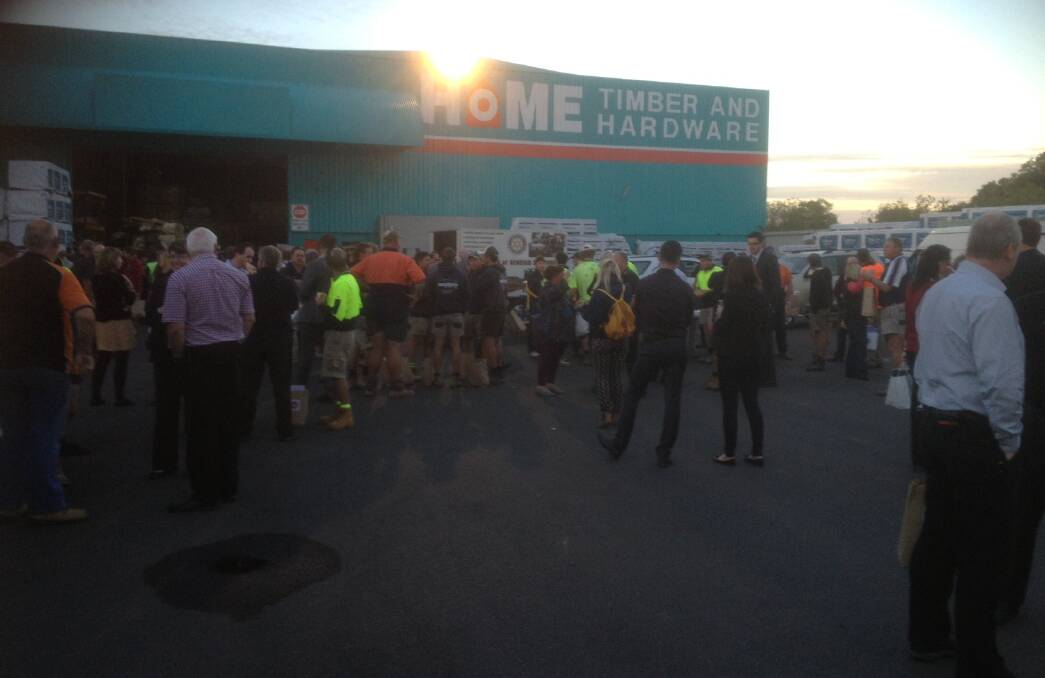 HALT Save Your Bacon breaky at Hume and Iser. Picture: HANNAH KNIGHT