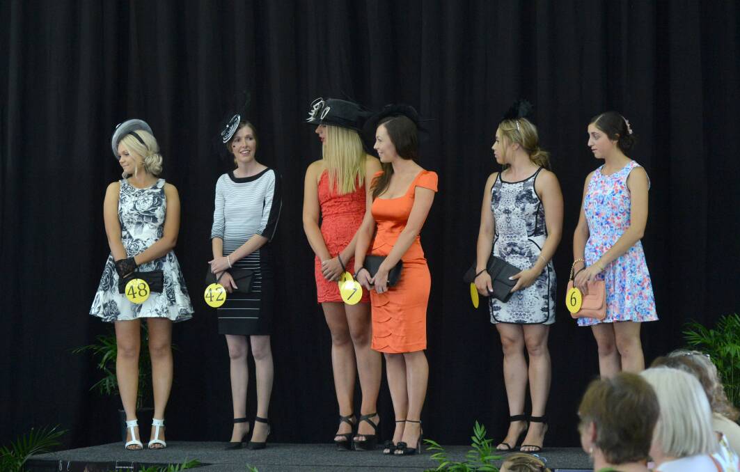 Fashions on the field competitors. Picture: JODIE DONNELLAN