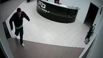 A thief broke into Moro & Dooly Accident Repair Centre in Phillips Drive, Kangaroo Flat about 4am on April 21 and stole a Yamaha scooter.