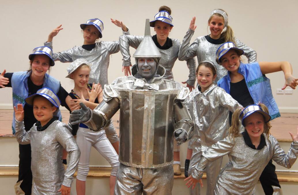 FUN: Workshop participants do the Tinman's rap. Picture: CONTRIBUTED