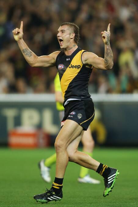 Dustin Martin. Picture:  MICHAEL DODGE, GETTY IMAGES