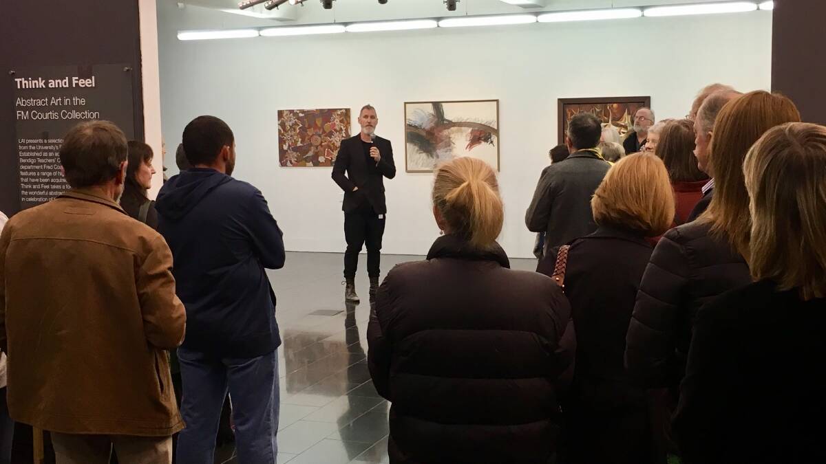 ART: LAI visitors received an insight into the work of local artists.