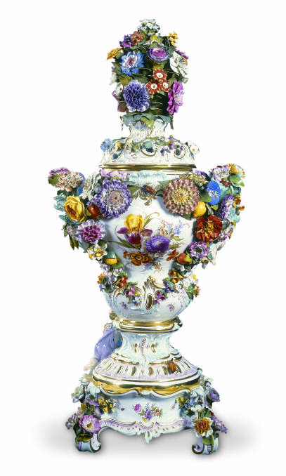 BEAUTY: ONE of Bendigo Art Gallery’s most loved pieces from the permanent collection is back on display. Meissen Vase c1840, porcelain. Purchased 1926. 