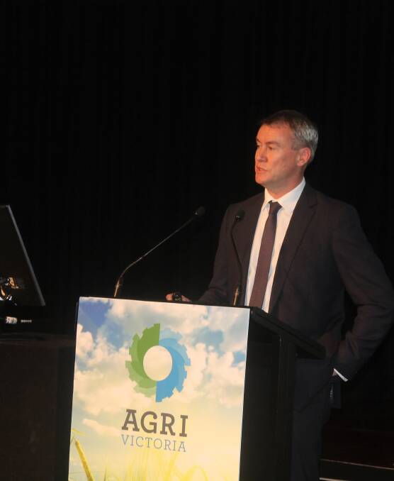 FUTURE FUNDING: ANZ agribusiness head Mark Bennett told the second AgriVictoria summit Australia stood to capture $1.7trillion in agricultural exports, by 2050.