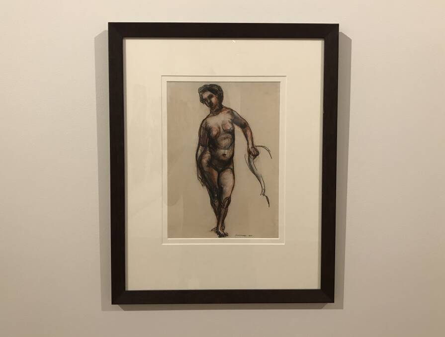 Fred Williams' Nude with Chair is part of the La Trobe University Art Collection.