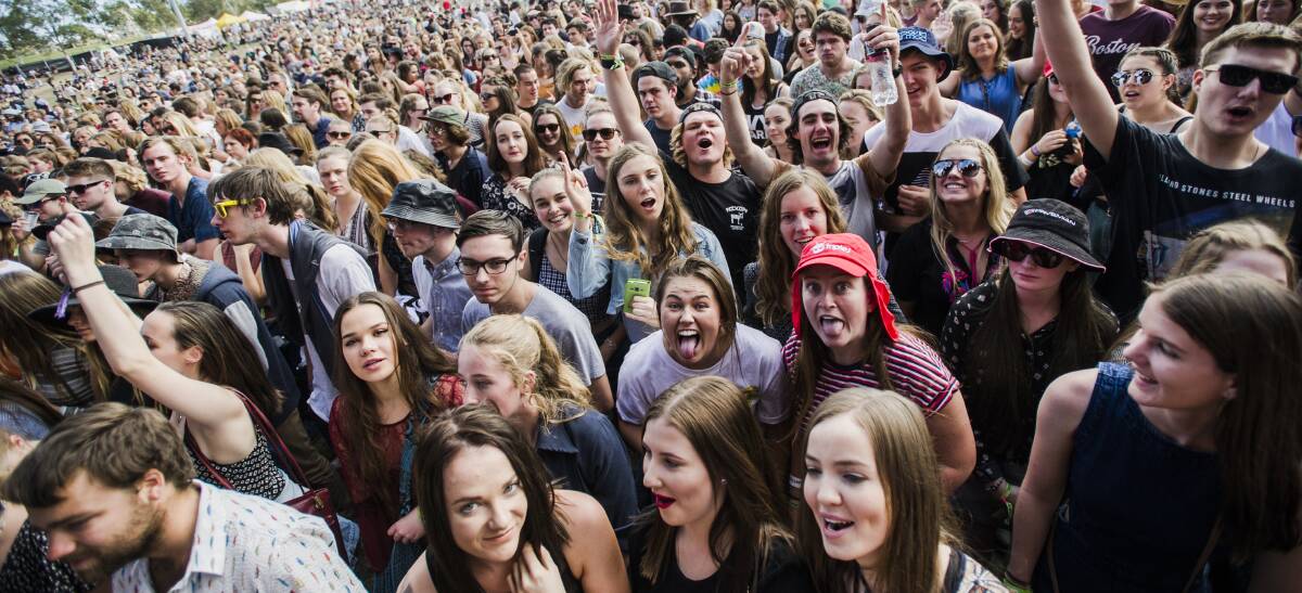 OLD: Down the Mall says there's nothing to make you feel older than the influx of youngsters attending Groovin the Moo in Bendigo.