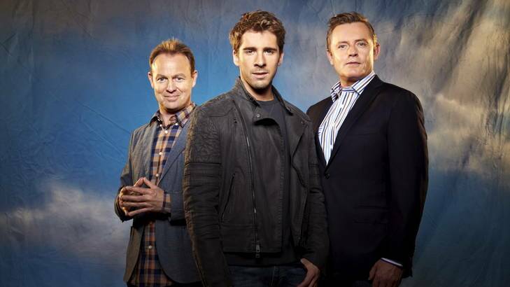 Jason Donovan, Hugh Sheridan and Stephan Elliott host Channel Ten's <I>I Will Survive</I>.