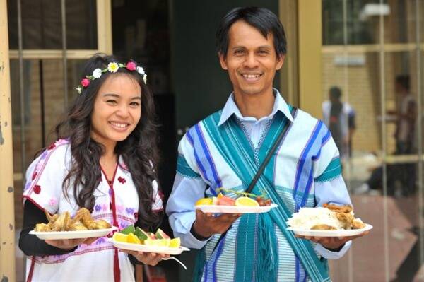 Feast: Wah Paw and Thu Ra Tun celebrate the Karen New Year.