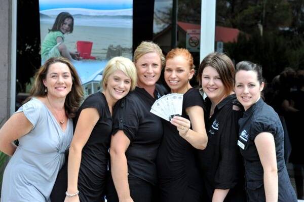 GOOD CAUSE: Elizabeth Murphy from Front Beach Torquay with Loddon Mallee Kids commitee members Laura Campbell, Claire Noyce, Angela Cail, Elise Lidgett and Jennifer Frost ahead of the fundraising auction ball.