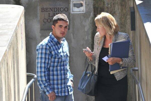 BAILED: Mustafa Hadis outside the Bendigo Magistrates Court yesterday.