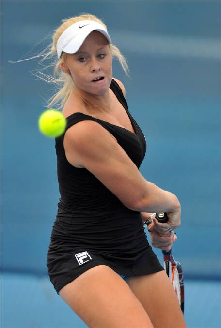FAMILY TIES: Sophie Letcher qualified for the main draw yesterday. Picture: BILL CONROY