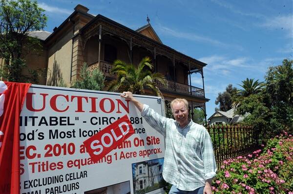 sold: Justin Lewis bought historic Nimmitabel in Inglewood for $445,000. Picture: JIM ALDERSEY