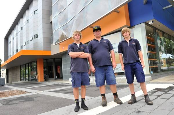 Adam and Ryan Burt and Bryce Ruedin are just two students of many who can't catch a bus in to Bendigo.