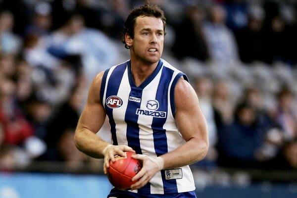 Former North Melbourne star Adam Simpson will pull on the boots for Kyneton. Picture: GETTY IMAGES
