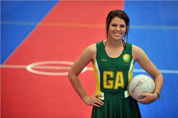 TEAM: Australian netball squad member Karley Hynes.