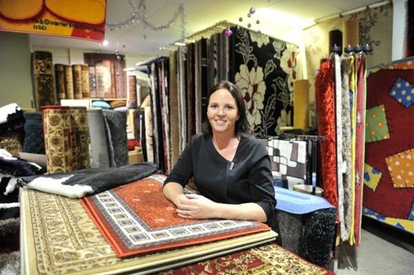 Looking forward: Rug Addiction owner Tamara Thompson believes Lansell Plaza needs a revamp. 