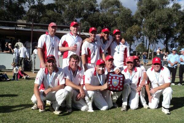 DROUGHT-BREAKERS: Mandurang celebrates its first premiership since 1989. Picture: LUKE WEST