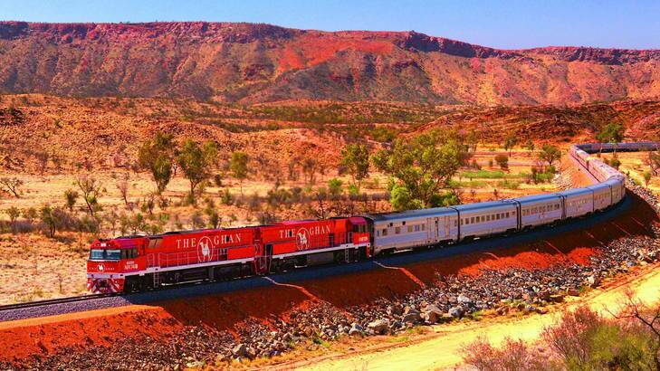 Line of sights...take a friend free on a three-day journey on the Ghan.