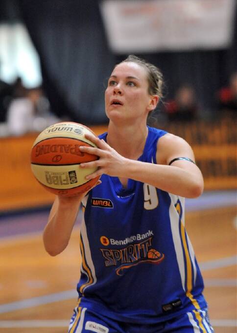 TOP SHOT: Tess Madgen was the Spirit's leading scorer in the club's run to third place in the Women's National Basketball League's 2010-11 season.