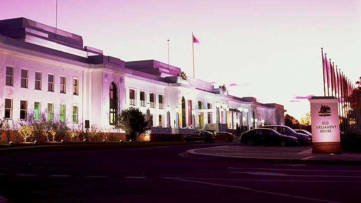 Old Parliament House - one of Canberra's most haunted buildings.