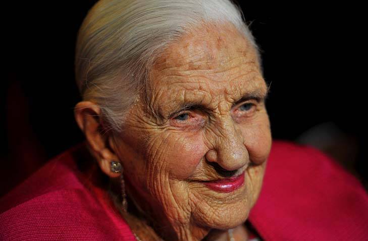Dame Elisabeth Murdoch at her 103rd birthday celebrations.