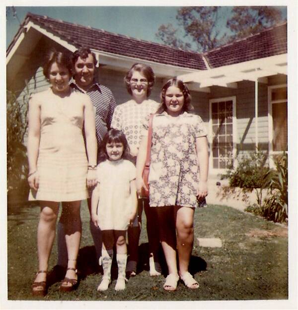 FAMILY TOGETHER: Kevin Pearce with his wife Joan and their children in 1966.