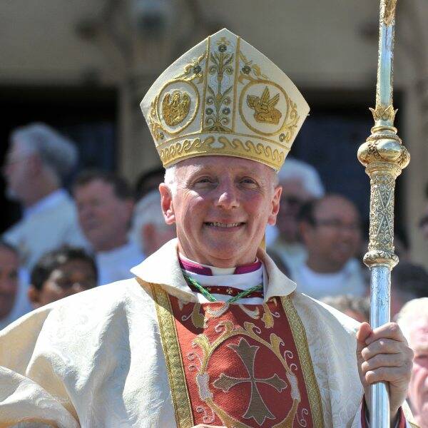 New bishop Les Tomlinson.
