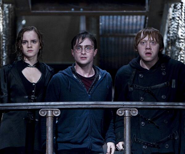 ACTION APLENTY: A scene from the latest Harry Potter film Harry Potter and the Deathly Hallows part 2.