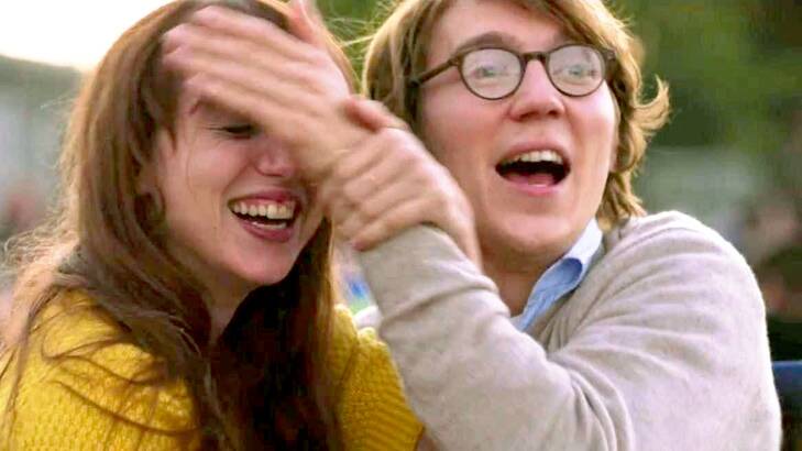 Just perfect … real-life partners Zoe Kazan and Paul Dano in <em>Ruby Sparks</em>.